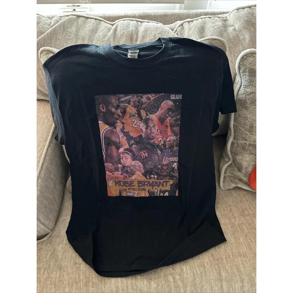 Kobe Bryant NBA Graphic Tee Mens T-Shirt Los Angeles Lakers Retro Champion MVP